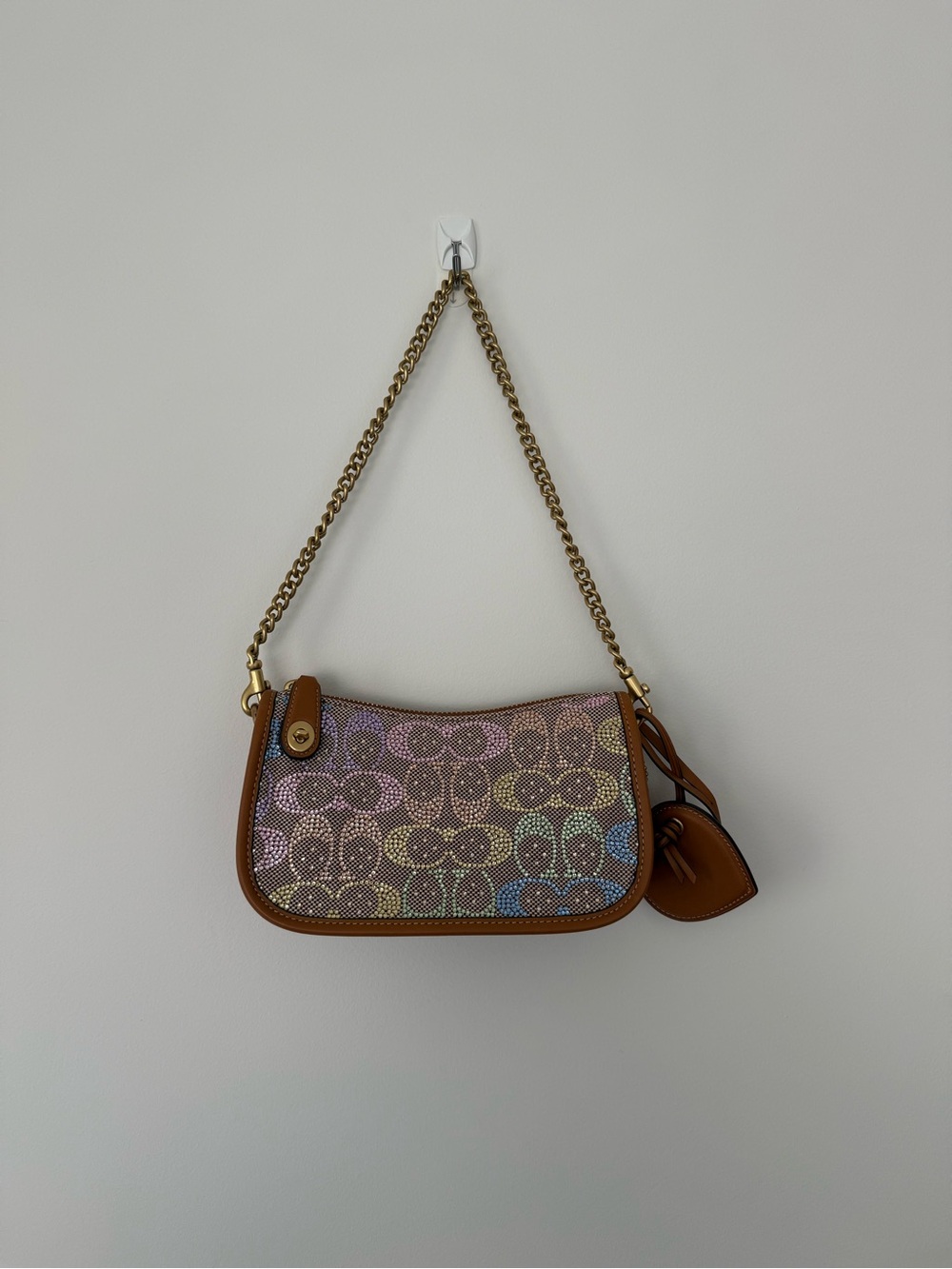 Coach rainbow crystal swinger bag - Picture 3 of 5